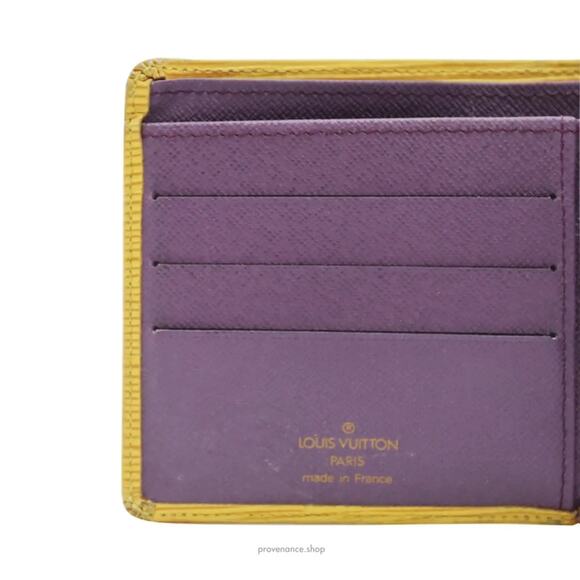 🔴 Louis Vuitton Marco Wallet - Tassil Yellow Epi Leather - Picture 8 of 11